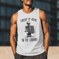 Halloween Skeleton Pun Book Lover Library Joke Men Tank Top Halloween Skeleton Pun Book Lover Library Joke Men Tank Top