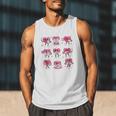Heart Reading Books Valentine Teacher Boy Girl Book Lover Men Tank Top