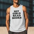 Hot Girls Read Books Lover Bookworm Librarian Book Reading Men Tank Top