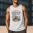 Introverted Book Club Member Anti Social Reader Men Tank Top