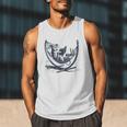 Italian Greyhound Whippet Dog Reading Book Hammock Iggy Mom Men Tank Top