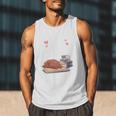 Just a Girl Who Loves Dogs Books Coffee T-Shirt Men Tank Top