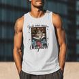 Just One More Chapter Cat Reading Books Coffee Lovers Premium Tri-Blend Men Tank Top Just One More Chapter Cat Reading Books Coffee Lovers Premium Tri-Blend Men Tank Top