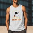Just One More Chapter Fun Cat Coffee Reading Book Premium Tri-Blend Men Tank Top