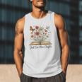 Just One More Chapter Open Book Flowers Men Tank Top