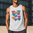 Librarian Shirt Valentines Book Worm Reading Tshirt Premium Tri-Blend Men Tank Top