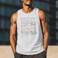 Library Card Vintage Book Due Date Bookish Rainbow Reading Men Tank Top