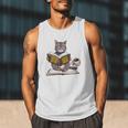Life Is Better With Cats Coffee Books Cat Reading Book Men Tank Top Life Is Better With Cats Coffee Books Cat Reading Book Men Tank Top