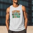Lifting To Hold More Books Weightlifting Workout Gym Lover Men Tank Top