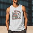 My Weekends Are Fully Booked Reading Book Lover Men Tank Top