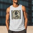 Poirot Mystery Books Vintage Detective Premium Tri-Blend Men Tank Top