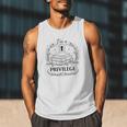 Im A Privilege Vintage Book Illustration Men Tank Top