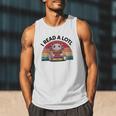 I Read Alotl Axolotl Retro Reading Books Lover Vintage Men Tank Top