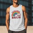 Read A Book Bruh Rainbow Vintage Reading Library Student Men Tank Top Read A Book Bruh Rainbow Vintage Reading Library Student Men Tank Top