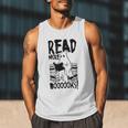 Read More Books Ghost Halloween Reading Teacher Literacy Men Tank Top