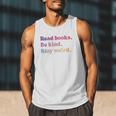 Read Books Be Kind Stay Weird Book Lover Premium Tri-Blend Men Tank Top