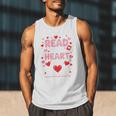 Read Your Heart Out Valentine Reading Book Lover Teacher Premium Tri-Blend Men Tank Top Read Your Heart Out Valentine Reading Book Lover Teacher Premium Tri-Blend Men Tank Top