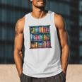 Reading And Bookcase Magic Book Premium Men Tank Top