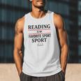 Reading Is My Favorite Sport Book Lover Saying Quote Men Tank Top Reading Is My Favorite Sport Book Lover Saying Quote Men Tank Top