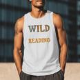 Reading Lover Apparel Wild About Reading Reading Books Men Tank Top