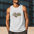 I Rescue Book Trapped In The Bookstore I'm Not A Hoarder Premium Tri-Blend Men Tank Top