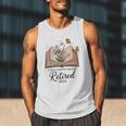 Retired 2025 A New Chapter Begins Retirement Teacher Book Men Tank Top Retired 2025 A New Chapter Begins Retirement Teacher Book Men Tank Top
