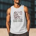 Retro Cowgirl ReadingTee Saddle Up With A Good Book Western Men Tank Top