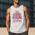 Retro Groovy Valentine Men Women Kid Tees By Emily All Booked For Valentines Book Reading Bookworm Nerdy Men Tank Top