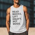 Retro Gym Book Lover Read Books Lift Heavy Pet Dogs Men Tank Top Retro Gym Book Lover Read Books Lift Heavy Pet Dogs Men Tank Top