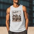 Salem Book Club Bookish Halloween Retro Salem Witch Book Men Tank Top