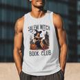 Salem Witch Book Club Bookish Retro Halloween Cat Men Tank Top Salem Witch Book Club Bookish Retro Halloween Cat Men Tank Top