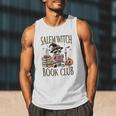 Salem Witch Book Club Raccoon Reading Men Tank Top