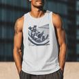 Schnauzer Hammock Reading Book Schnauzer Glasses Men Tank Top Schnauzer Hammock Reading Book Schnauzer Glasses Men Tank Top
