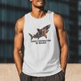 Shark Costume Teens Books Nerds Shark Stuffed Animal Sharks Men Tank Top