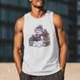 Snowman Reading Book Lovers Christmas Bookworm Librarian Men Tank Top Snowman Reading Book Lovers Christmas Bookworm Librarian Men Tank Top