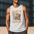Squirrel Animal Life Is Better With Books And a Men Tank Top