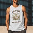 Stay At My Pad And Read Books Frog Introvert Reading Men Tank Top