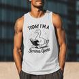 Today I'm A Serious Goose Animal Reading Book Lovers Men Tank Top Today I'm A Serious Goose Animal Reading Book Lovers Men Tank Top