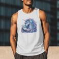 Unicorn Reading For Book Lovers Readers Men Tank Top Unicorn Reading For Book Lovers Readers Men Tank Top