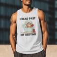 Vintage I Read Past My Bedtime Cute Sleeping Bear Book Lover Men Tank Top