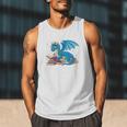 In A World Full Of Bookworms Be A Book Dragon Men Tank Top
