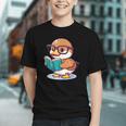 Adorable Book Lover Mallard Duck With Reading Glasses Cute Graphic Youth