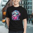 Adorable Book Lover Robot With Reading Glasses Cute Graphic Youth