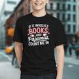 Book & Pajamas Humorous Book Lover Reading Bedtime Graphic Youth