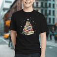 Book Christmas Tree Teacher Book Lover Crew Neck Modern Classic Christmas Small Short Sleeve -Adults -Kids Graphic Youth Book Christmas Tree Teacher Book Lover Crew Neck Modern Classic Christmas Small Short Sleeve -Adults -Kids Graphic Youth