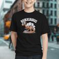 Book Dinosaur T-Rex Bookworm Dino Book Reading Graphic Youth