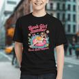Book Girl Summer Beach Vacation Book Lover Graphic Youth