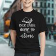 Book Lovers Never Go To Bed Alone Bibliophile Humor Graphic Youth