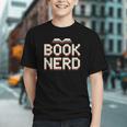 Book Nerd Retro Pixel Reading Librarian Aesthetic Graphic Youth