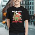Book Reading Just Waiting For Christmas Gingerbread Graphic Youth